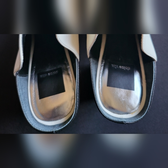 NWOT White Leather Block Heeled Bootie Dolce Vita - Picture 7 of 10